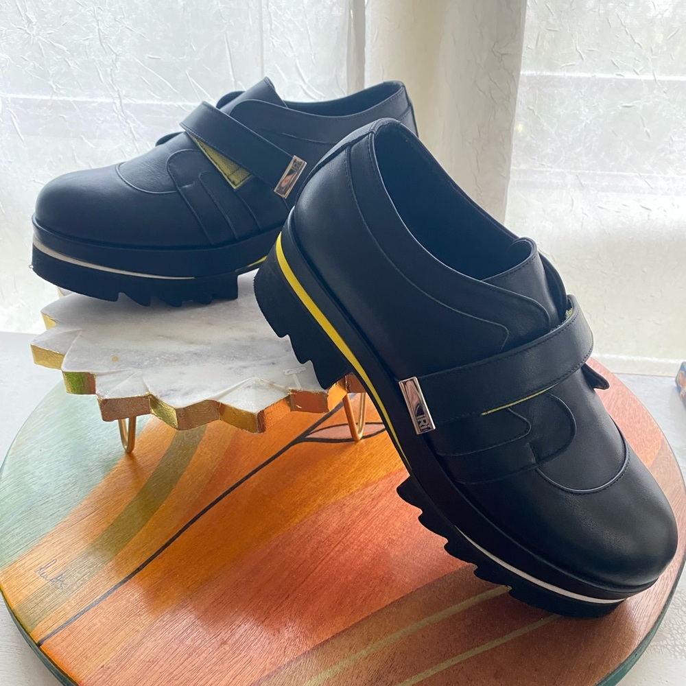iRi DAAN Black Leather Loafers Size 37.5 UK / 7.5US - Picture 7 of 16
